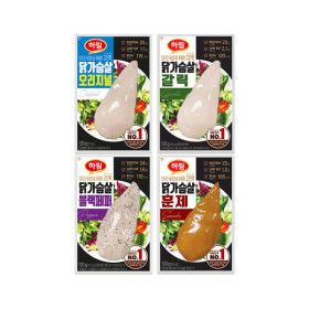 상품 이미지: 하림 닭가슴살 5+5 (총10봉) 100g 4종 맛별로 골라담기 (옵션선택)