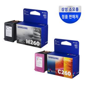 상품 이미지: 삼성 정품 잉크 INK-M260+C260 세트 SL-J2160W J2165W