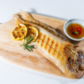 상품 이미지: 원양산 박대 반건조생선 박대구이 대짜(30cm내외) 2팩 총 10미 / 군산 가공