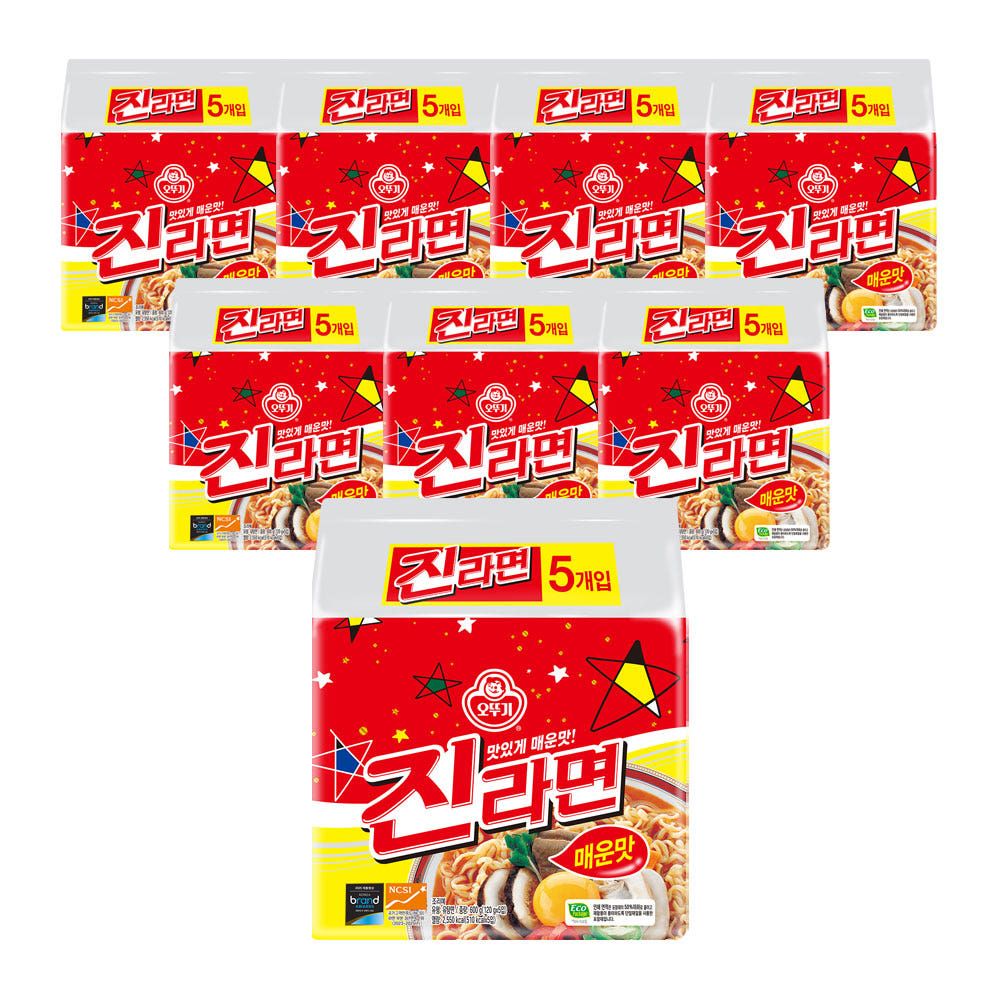 상품 이미지: 오뚜기 진라면 매운맛 120g, 40개