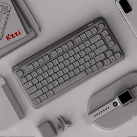 상품 이미지: Kzzi I75 청춘에디션 로우프로파일 무선 3모드 기계식 키보드 알루미늄 저소음 사무용 키보드 벡설축