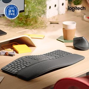 상품 이미지: (현대Hmall)로지텍코리아 Ergo K860 인체공학 무선 블루투스 한글 자판 분할 키보드
