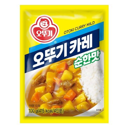 상품 이미지: 오뚜기 카레 순한맛, 100g, 1개