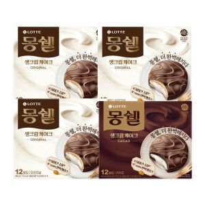 상품 이미지: 몽쉘 생크림 408g (오리지널 / 카카오) 3+1개