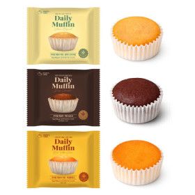 상품 이미지: 맘스케이크 우리밀 데일리 머핀 3가지맛 총 15개 신상품 출시기념 특가행사