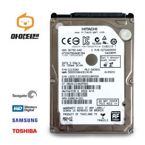 상품 이미지: 2.5인치 HDD 노트북 용 하드 디스크 640GB 컴퓨터 내장 SATA