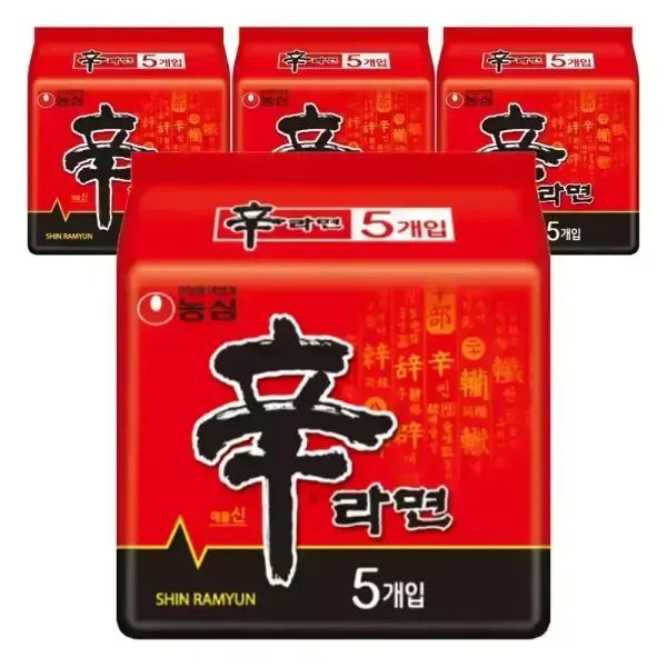 상품 이미지: 농심 신라면 120g, 5입(멀티), 4개