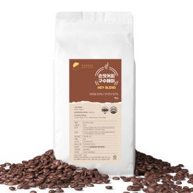 상품 이미지: 원두커피1kg 무료배송 갓 볶은 신선한 원두커피1kg 구수한향미 (홀빈) / 손맛커피 구수헤이 (HEY)