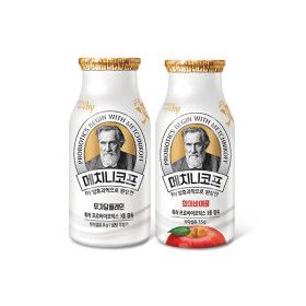 상품 이미지: 메치니코프 무가당플레인/화이바애플 140ml 24개 2종 택1