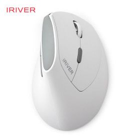 상품 이미지: 아이리버 EQwear-EV19 일반 사이즈 무소음 인체공학 버티컬 무선 마우스 화이트