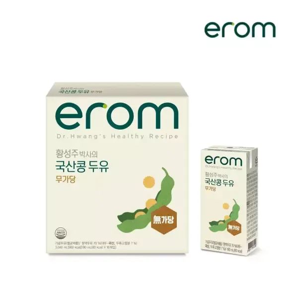 상품 이미지: 이롬 황성주 국산콩두유 무가당 190ml x 16개