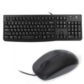 상품 이미지: 로지텍 로지텍 유선 데스크탑 세트 유선마우스 M90 + 유선키보드 K120