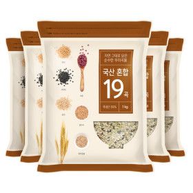 상품 이미지: 국산 혼합 19곡 5kg (1kgx5봉) / 10kg 구매시 사은품 증정