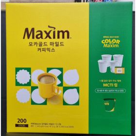상품 이미지: 맥심컬러오브 모카믹스 200티 + MCTI 컵 (랜덤)
