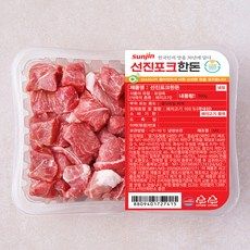 상품 이미지: 선진포크한돈 앞다리살 찌개 (냉장), 500g, 1팩