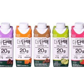 상품 이미지: 빙그레 더단백 5종 250ml 18개 초코 커피 카라멜 딸기 멜론 단백질 프로틴