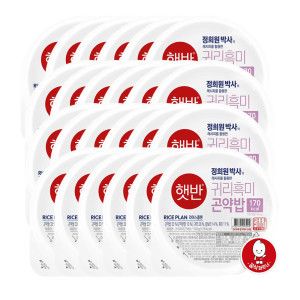 상품 이미지: 햇반 귀리 흑미 곤약밥 150g 24개(소비기한 26.07.12)