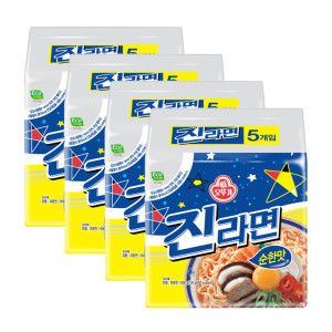 상품 이미지: 오뚜기 진라면 순한맛 20입 (5입 x 4개) /멀티팩