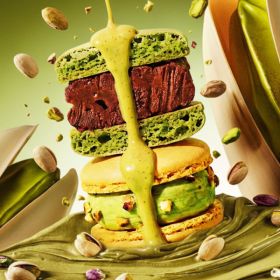 상품 이미지: 널담 뚱카롱 순차출고 두바이초코 피스타치오 초코 마카롱 4+4구 (초코홀릭/피스타치오)