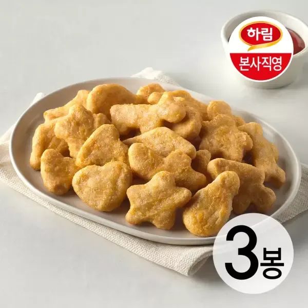 상품 이미지: 하림 치킨너겟(2) 1kg 3봉