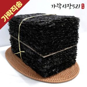 상품 이미지: 완도 햇 명품 곱창김 100매 햇김 생김 명품김 마른 말린김 전장김