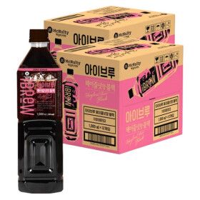 상품 이미지: 맥널티 아이브루 아메리카노 블랙커피 헤이즐넛 향 1L 12개입2박스(총24개)