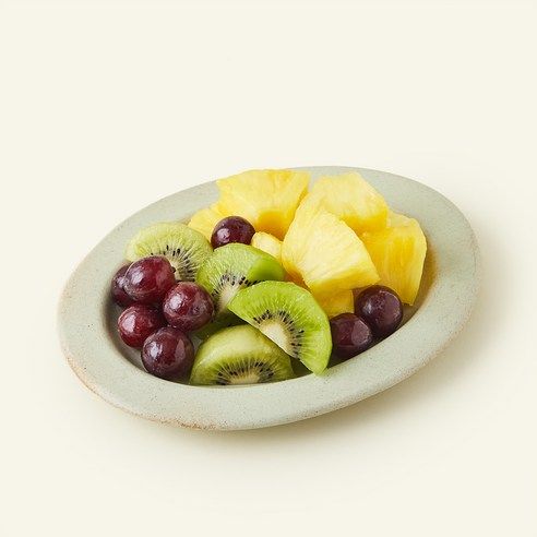 상품 이미지: All바른농장 파인애플 키위 적포도 골고루 혼합팩 4, 1개, 300g