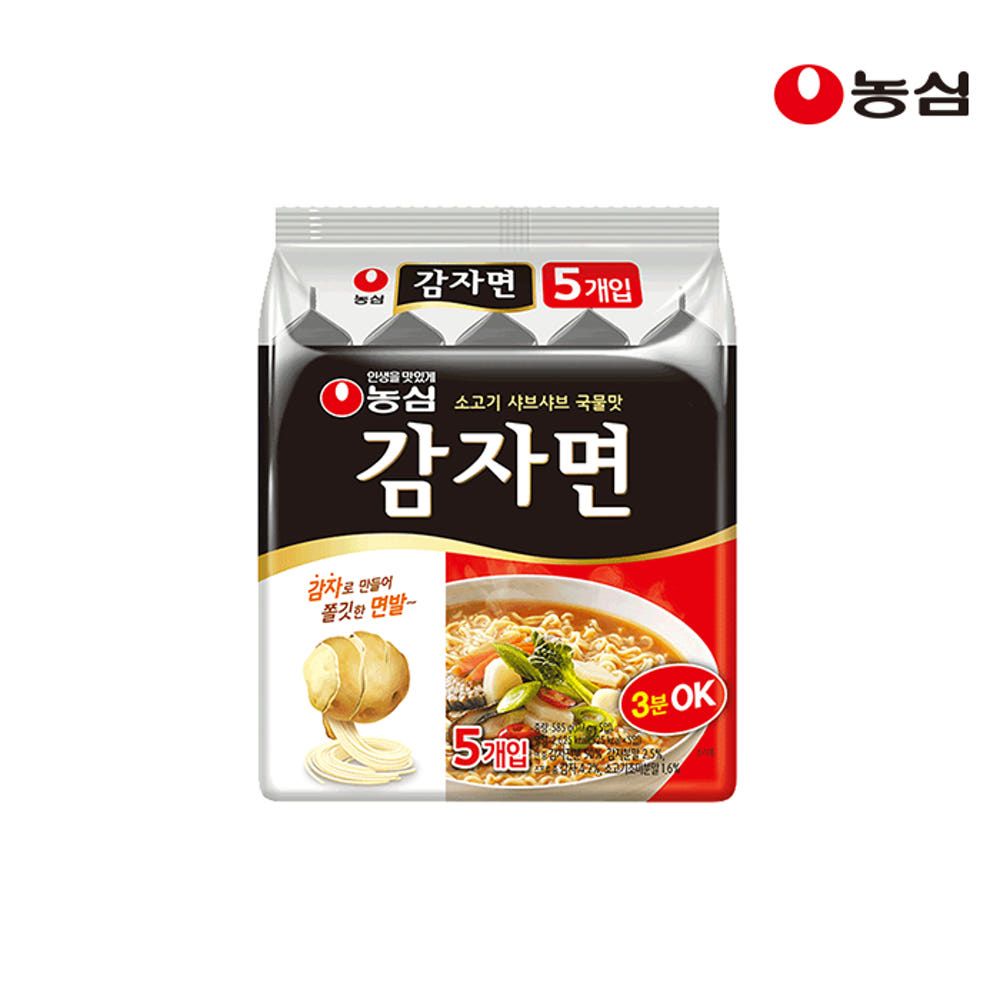 상품 이미지: 농심 감자면 117g, 5개