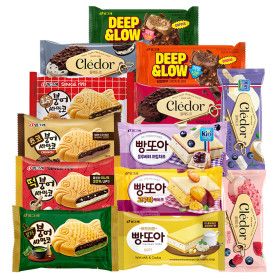 상품 이미지: 빵또아 /붕어싸만코 7종 20개 + 끌레도르 바 4종 10개 골라담기