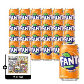 상품 이미지: 환타 오렌지 350ml 24캔 (1박스) +(증정)조앤프렌즈 스티커