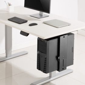 상품 이미지: 데스크탑 거치대 PC 홀더 컴퓨터 본체 정리대 스탠드