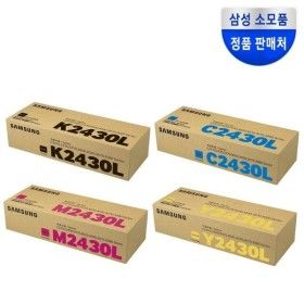 상품 이미지: 삼성전자 정품 CLT-K2430L CLT-C2430L CLT-M2430L CLT-Y2430L 4색 세트 (정품)