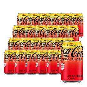 상품 이미지: 코카콜라제로 레몬 350ml 24캔 (1박스)