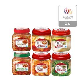 상품 이미지: (신세계라이브쇼핑)종가 PET별미김치 6종 2개 골라담기(맛/동치미/나박/백열무/배추겉절이/전라도맛)