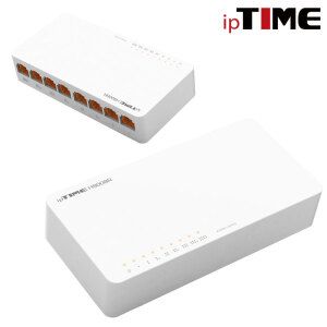 상품 이미지: ipTIME H8008R 8포트 기가비트 스위칭허브 컴팩트 저발열 사무실 가정용 H8008 대체출고