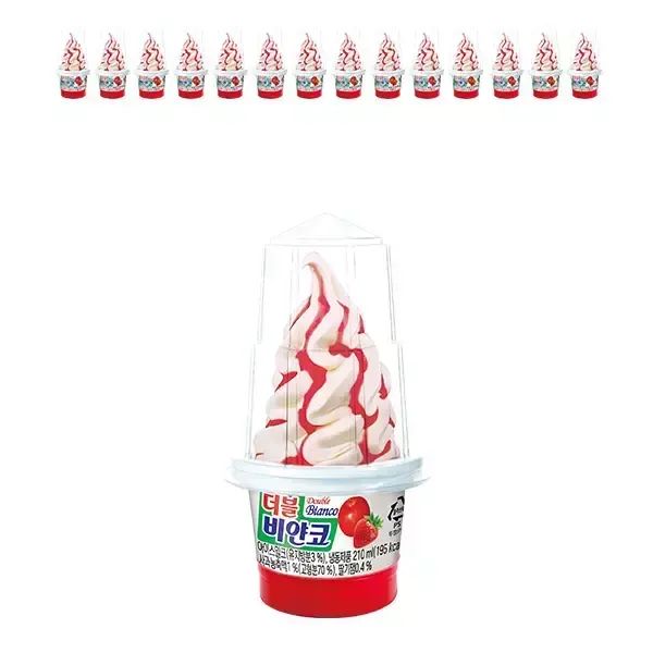 상품 이미지: [슈팅냉동] 롯데웰푸드 더블비얀코, 210ml, 15개