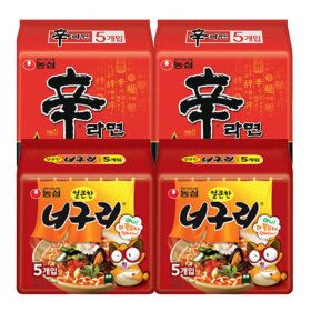 상품 이미지: 신라면 10입 + 너구리 10입 (총 20봉)