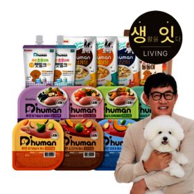 상품 이미지: 듀먼 강아지화식 50g 10종 30팩 간식모음전/습식 화식사료 노견자연식