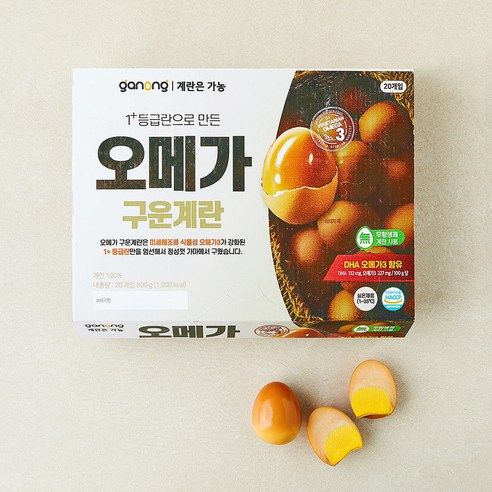 상품 이미지: 가농 1+등급란으로 만든 오메가 구운란, 20구, 1개