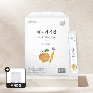 상품 이미지: 배도라지청 스틱 10ml 100포 1박스 +쇼핑백 증정 / 도라지배 / 천호식품
