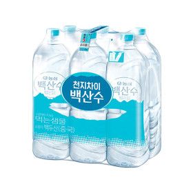 상품 이미지: 농심 백산수 라벨/무라벨 백산수 2L (6개입)