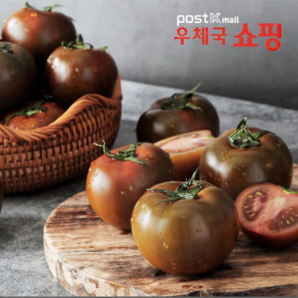 상품 이미지: [우체국쇼핑] 보성 제철 블랙토마토 2kg (1~4번과 혼합)