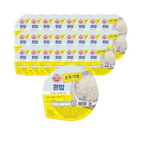 상품 이미지: 오뚜기 맛있는 오뚜기밥 210g 24개 간편 즉석밥
