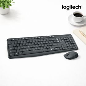 상품 이미지: 로지텍코리아 MK235 콤보 사무용 무선 키보드 마우스 세트 그레이 정품