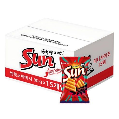 상품 이미지: 오리온 태양의 맛 썬, 30g, 15개