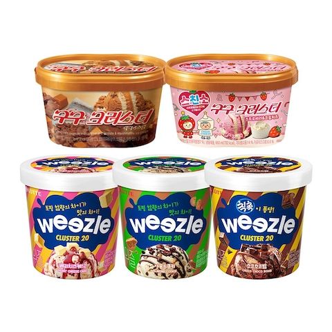 상품 이미지: 위즐 3종 660ml 외 구구크러스트 2종 6개 골라담기
