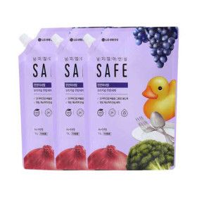 상품 이미지: 세이프 주방세제 천연미네랄 오리지널 리필 1L 3개