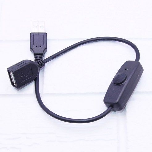 상품 이미지: usb 전원 스위치 케이블 28cm LED표시