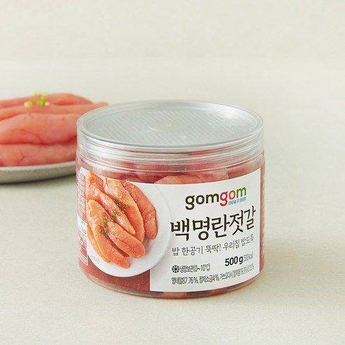 상품 이미지: 곰곰 백명란젓갈, 500g, 1개