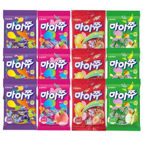 상품 이미지: 마이쮸 포도+딸기+사과+복숭아 72gX20봉(혼합) 1박스 (리뉴얼출시)